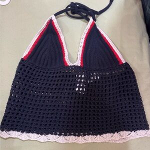 Zara Crochet Halter Top